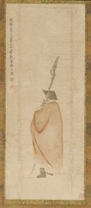 Kırmızı ceketli ayakta adam, Qing hanedanı, 18. yüzyıl.