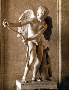 Eros (Cupid) yaylı (1753) Lysippe tarafından Eros de Thespies
