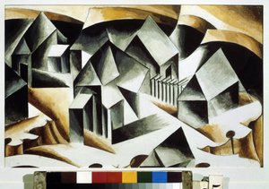 Birsk (Rusya). Painture de Love (Lioubov) Sergeevna Popova (1889-1924), huile sur toile by Lyubov Sergeevna Popova