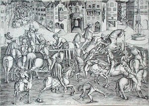 Turnuva, c.1500 (gravür) by MZ Master