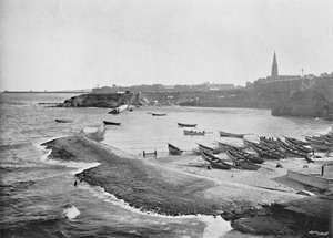 Cullercoats Körfezi, Tynemouth, c1896