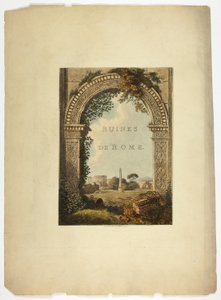 Roma Harabeleri için Başlık Sayfası by M. Dubourg