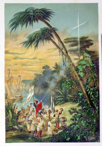 Yeni Dünyanın Keşfi Christopher Columbus (1451-1506) 1892 by M. Houssot