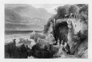 St George mezarı, Kesrouan Körfezi, Suriye, 1841.