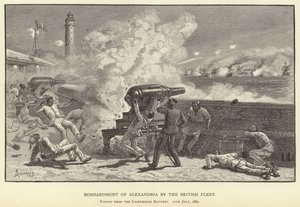 İngiliz filosu tarafından İskenderiye bombardımanı by M. Schonberg