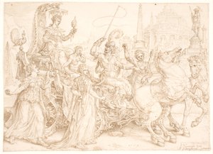 Zafer Arabası. gurur (gurur) by Maarten van Heemskerck