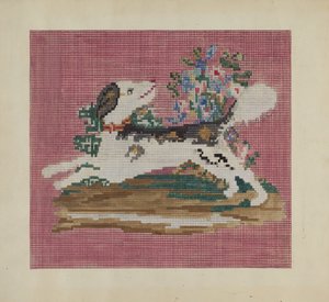 Sandalye Örtüsü, c. 1937. by Mabel Ritter