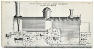 Londra ve Kuzey Batı Ekspresi Lokomotif plakası 138 by Mackay & Kirkwood