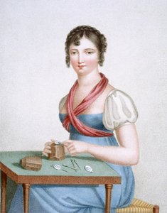 Baskıcı, Augrand tarafından kazınmış, c.1816