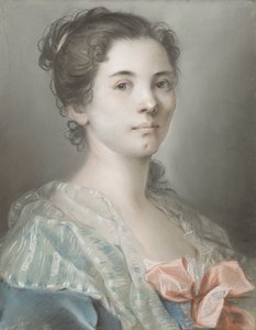 genç bir kadın portresi by Madeleine Françoise Basseporte