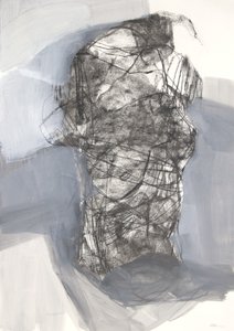 Torso 6, 2022 (kağıt üzerine karakalem)