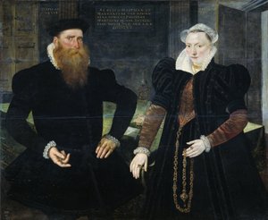 Gillis Hooftman, Armatör ve Karısı Margaretha van Nispen'in portresi (Gilles van Eichelenberg, Hoffman olarak anılır)
