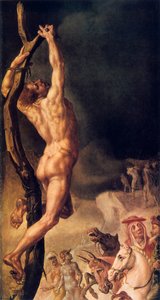 Calvary, sol yan panelden detay, 1545-1550