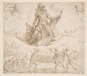 Mars, Choleric Mizaç by Maerten van Heemskerck