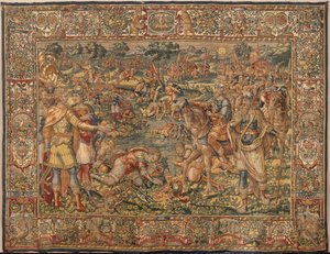 Gideon'un Hikayesi, 16. yüzyılın sonları (ipek ve yün) by Maerten van Heemskerck