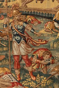 Gideon'un Hikayesi, 16. yüzyılın sonları (ipek ve yün) by Maerten van Heemskerck