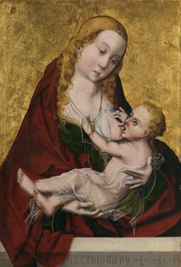 Çocuğu emziren Bakire, c. 1490 by Maestro Bartolomé