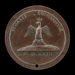 Sular Arasında Bir Höyükte Taçlı Kartal [ters], 1523.