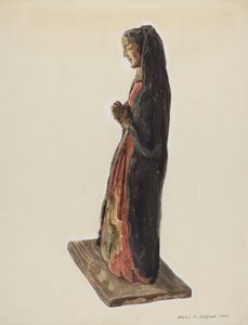 Bulto Santa Rita, c. 1939.