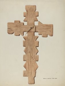 Penitente Haçı, Oyma Ahşap, c. 1937.
