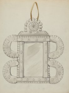 Teneke Ayna Çerçevesi, c. 1936. by Majel G. Claflin