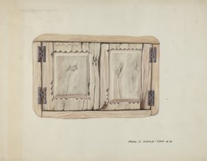 İki Duvar Kapısı, c. 1937. by Majel G. Claflin