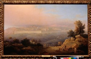 Kudüs (İsrail) (Kudüs) - Maxim Nikiphorovich Vorobyev (Vorobiev) (1787-1855) tarafından tablo, tuval üzerine yağlı boya