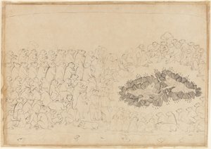 Oklar Tarafından Bunalmış Rama ve Lakshmana: Lanka Kuşatması serisinden bir yaprak, yakl. 1725.