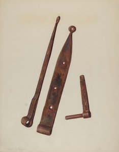 Menteşeler ve Cıvata, c. 1939. by Manuel G. Runyan
