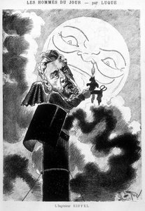 Luque tarafından yazılan Eyfel Mühendisi Karikatürü - 19/03/1887