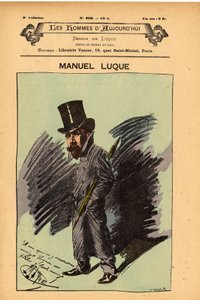 Bugünün Adamları, Sayı 402, Manuel Luque (1854-1919) çizimi: Karikatüristler - Luque Manuel (1854-1924) by Manuel Luque