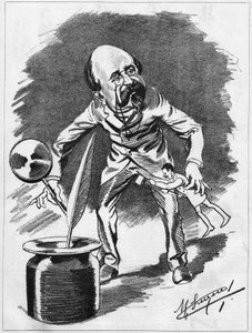 Edmond Gondinet (1828-1888) Fransız oyun yazarı. Karikatürist Manuel Luque
