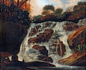 Büyük Tijuca Şelalesi by Manuel de Araújo Porto Alegre