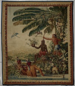 Balıkçılar, Les Anciennes Indes (Eski Hint Adaları) Serisinden Goblen balıkçı by Manufacture Royale des Gobelins