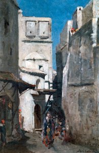Cezayir'de Sokak, c1864-1892 by Marc Alfred Chataud