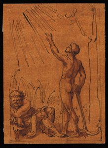 Güneş ve dünya alegorisi by Marcantonio Raimondi