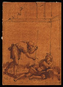 Cymon ve Iphigenia by Marcantonio Raimondi