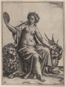 ihtiyat by Marcantonio Raimondi possibly after Raphael