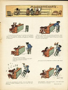 Marcel Capy (1865-1941) tarafından Le Rire, 30/03/12 - Müzikoterapi - Müzik, Piyano by Marcel Amable O.L. Capy