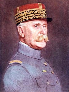 Marshall Philippe Petain'in portresi, c. 1920 (resim)