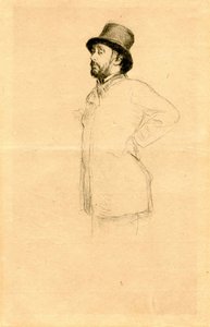 Şapkalı Edgar Degas.
