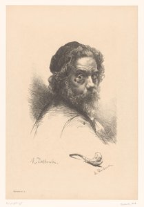 kendi portre by Marcellin Gilbert Desboutin