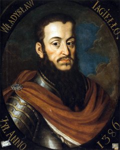 Ladislas II Jagellon (Ladislas II de Pologne) (1352 ou 1362-1434) - Portrait of King Wladyslaw II. Jagiello par Bacciarelli, Marcello (1731-1818)