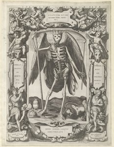 İnsan hayatının aynası Spekulum Humanae Vitae (nesne üzerindeki başlık) by Marcello Clodio