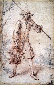 Birdcatcher (kalem ve tebeşir)