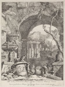 Capriccio: Harabeler by Marco Ricci