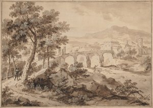 Köprülü Manzara, 1700-1729. by Marco Ricci