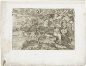 Sezar Augustus ve Tiburtine Sibyl by Marco dell