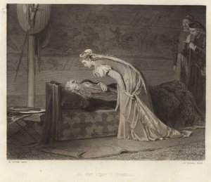 Kral Lear ve Cordelia by Marcus Stone