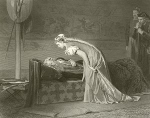Lear ve Cordelia by Marcus Stone